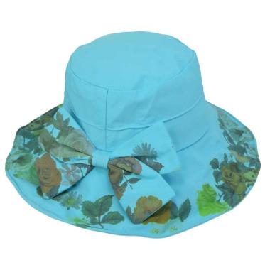 Cappello donna con fiocco fantasia floreale Coveri Collection