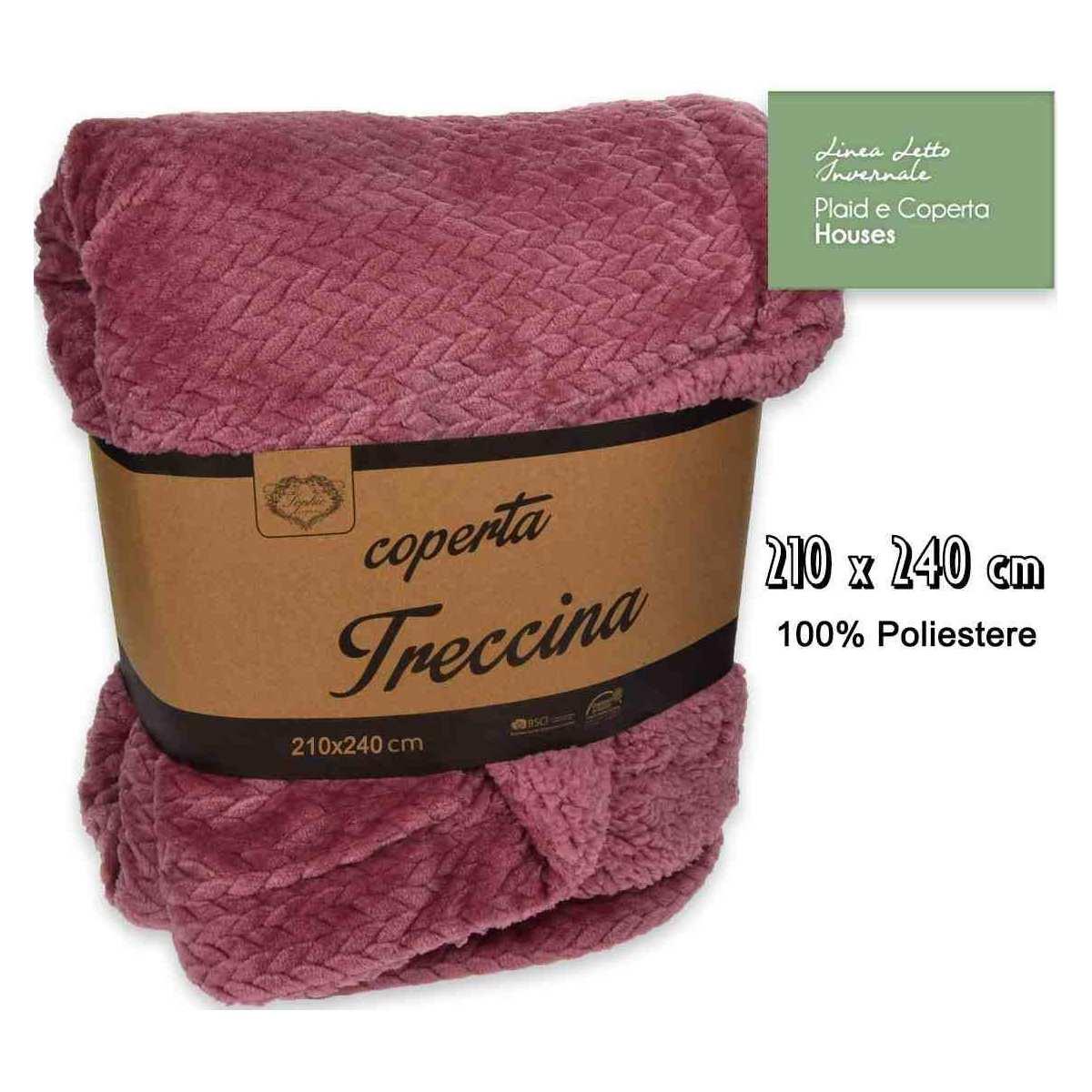 Coperta treccina 210x240 cm