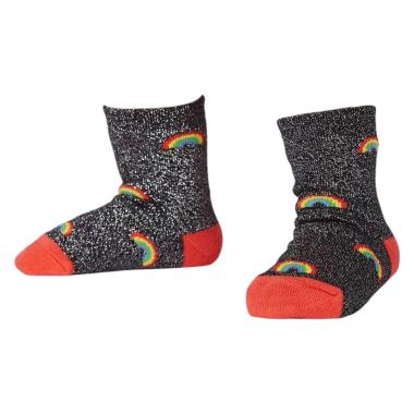 Calze al polpaccio neonato arcobaleno brillante