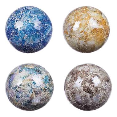 Sfera in vetro mosaico d.18 cm