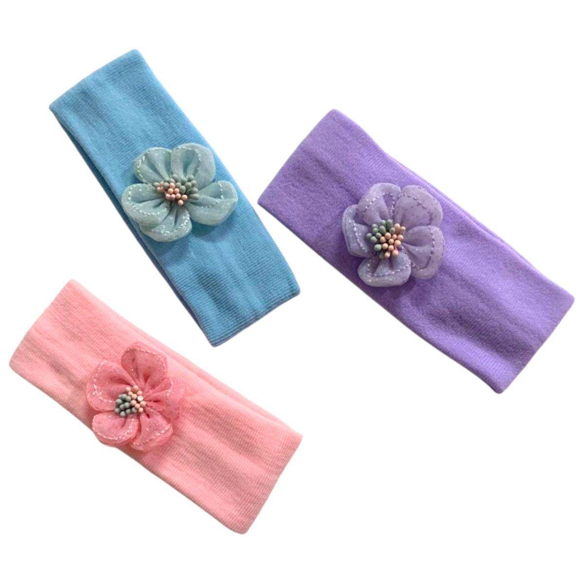 Fascia per capelli con fiore colori assortiti