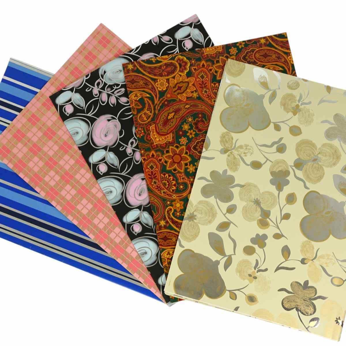 25 Fogli carta regalo fantasia generica assortita 70 x 100 cm