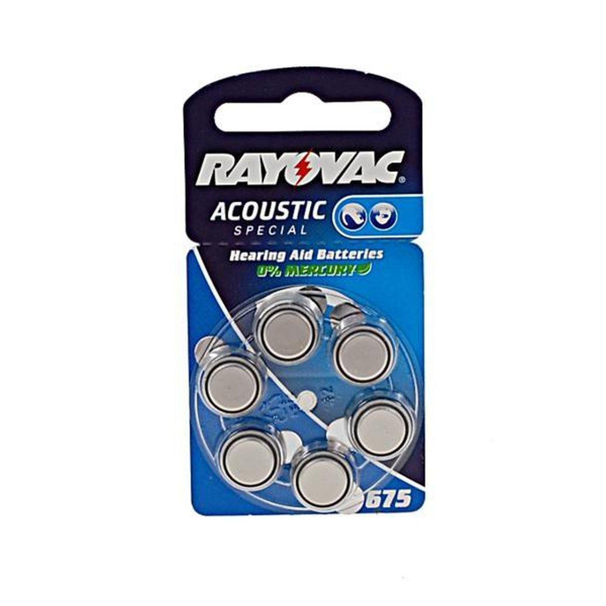 Rayovac acustica mod.675 1,45v