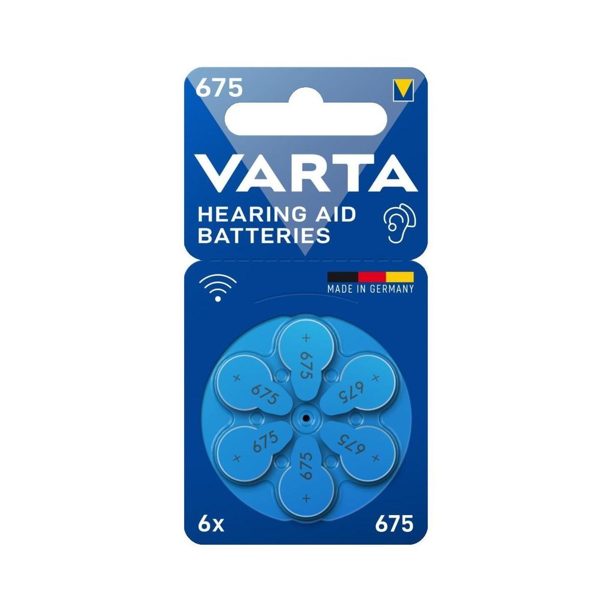 Pile acustiche hearing aid mod. 675 Varta