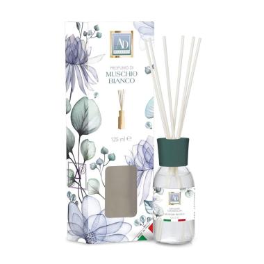 Diffusore di fragranza con midollini Flowers Muschio Bianco 125 ml