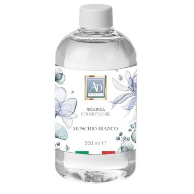Ricarica per diffusore con midollini Flowers Muschio Bianco 500 ml
