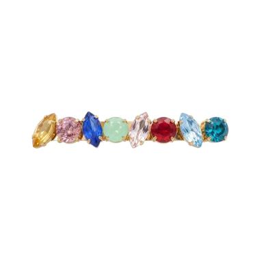 Fermaglio per capelli pietre multicolor Romeo Gigli