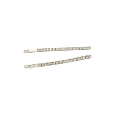 Fermaglio per capelli strass silver 2 pezzi Romeo Gigli