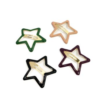 Fermaglio clic clac per capelli stella smaltata Le Kikke