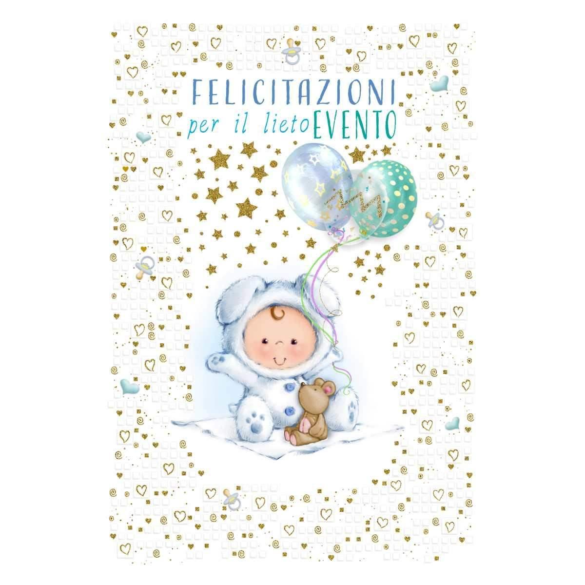 Biglietto auguri per il lieto evento