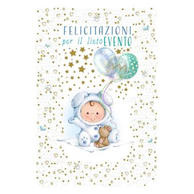 Biglietto auguri per il lieto evento