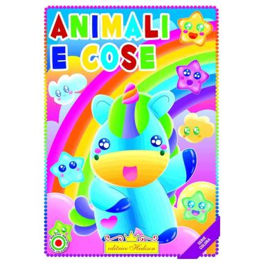 Libro da colorare animali e cose serie colora