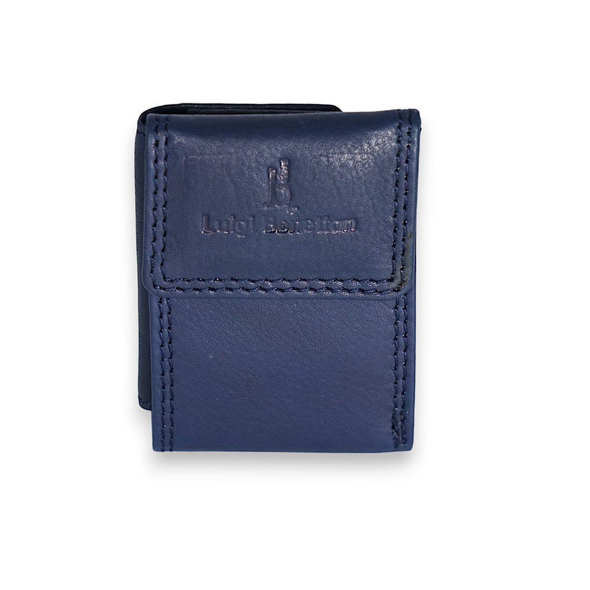 Portafoglio uomo micro in pelle Luigi Benetton