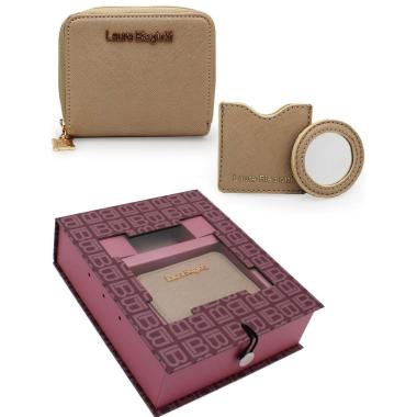 Confezione regalo donna portafoglio e specchio Laura Biagiotti