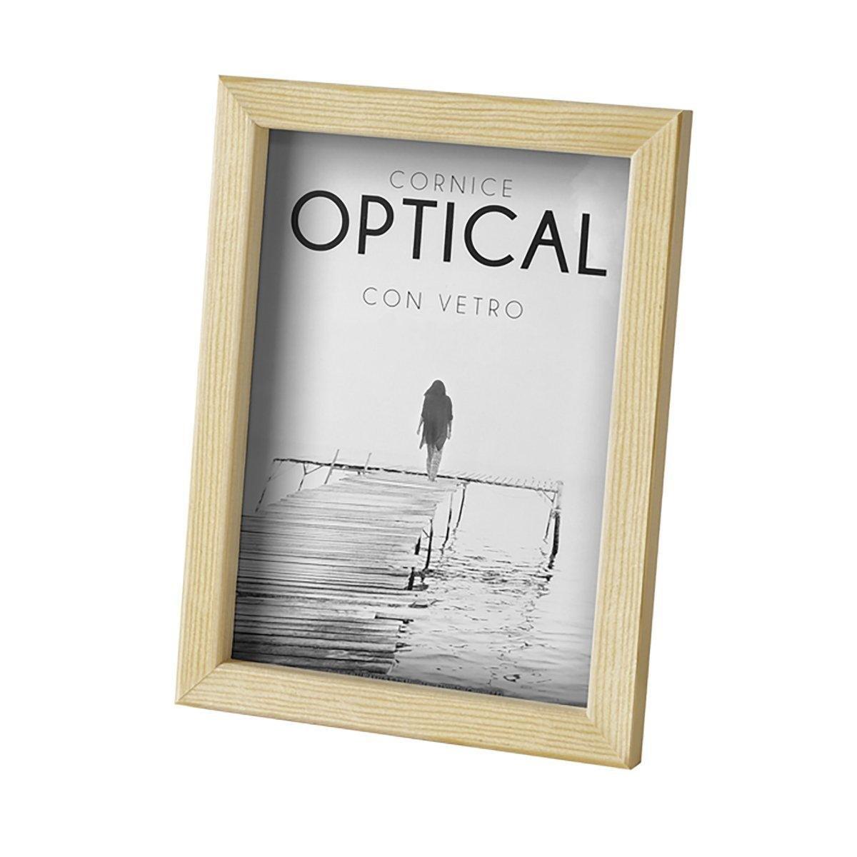 Cornice portafoto Optical 15x20 cm Naturale Lupia