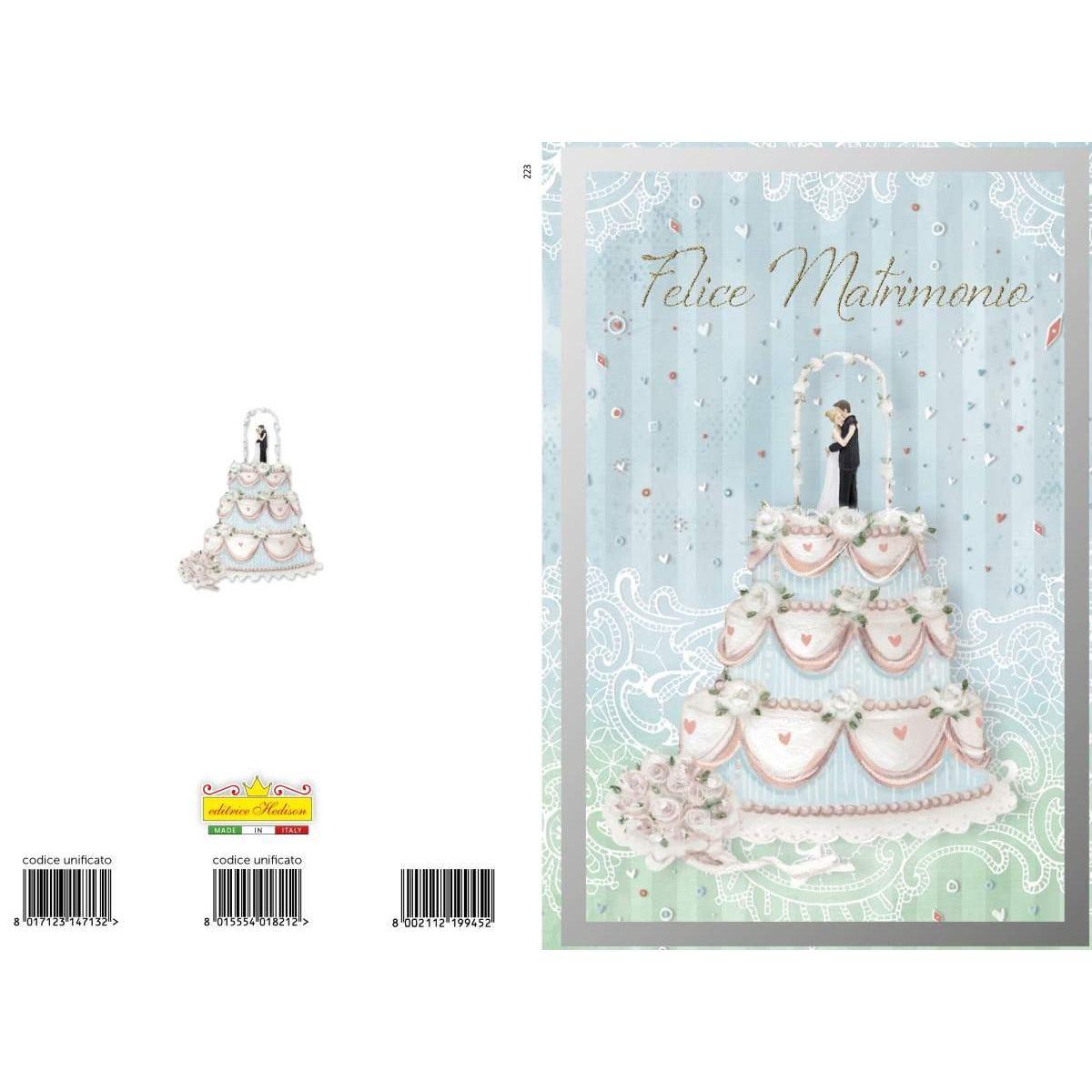 Biglietto auguri  matrimonio