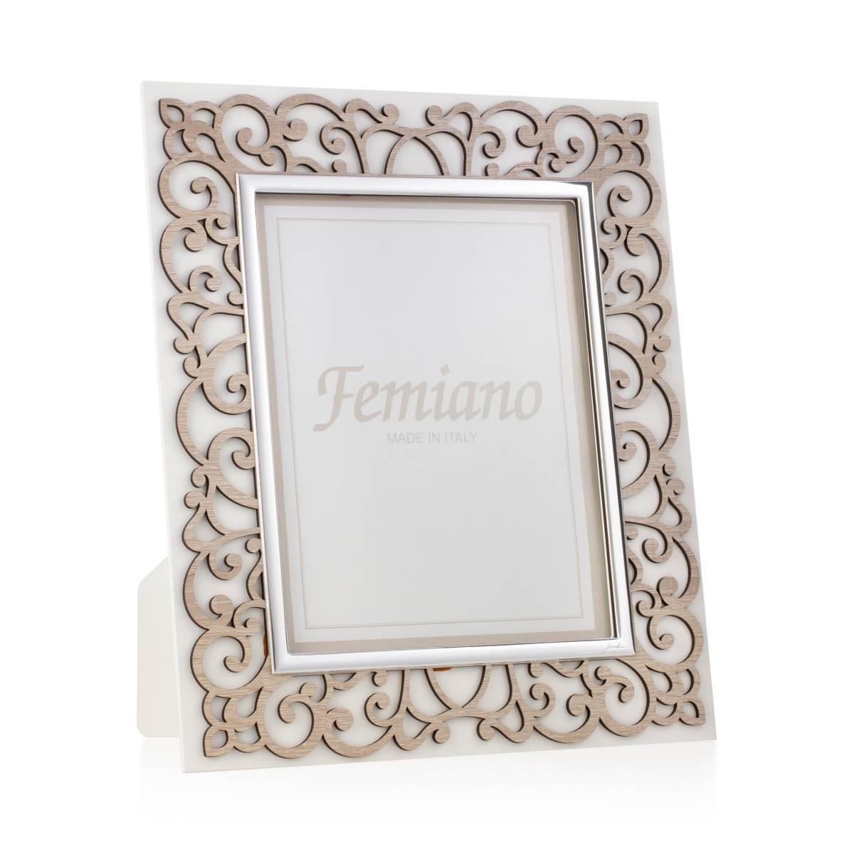 Cornice portafoto Damasco legno Olmo 18x24 cm