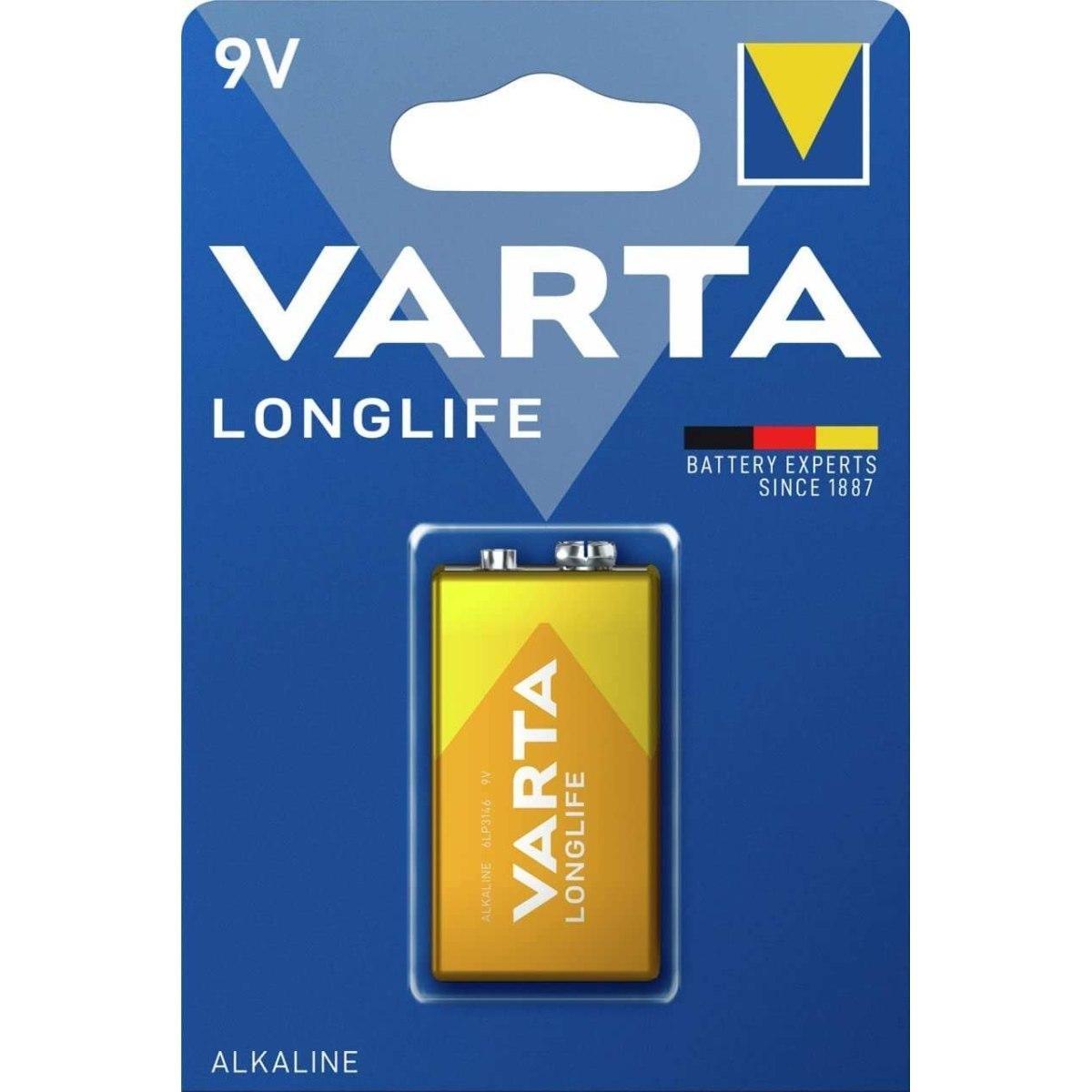 Varta longlife 9V transistor