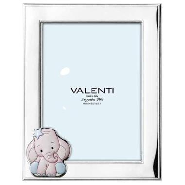 Cornice portafoto bimbo 13x18 cm Elefante stella celeste Valenti