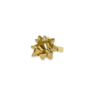 Coccarde adesive metallizzate oro mm. 6,5 confezione da 400 pezzi