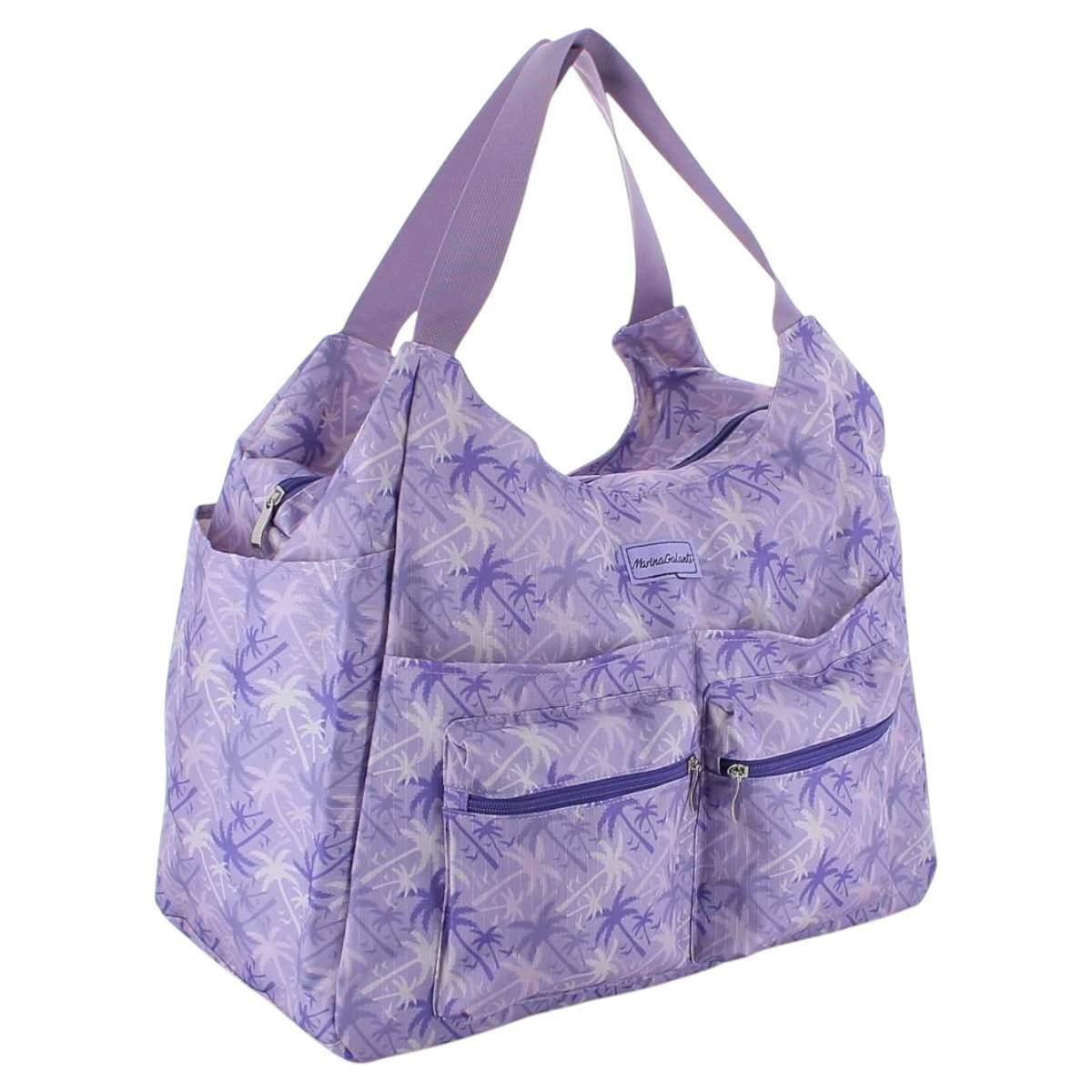 Borsa mare fantasia palme Marina Galanti