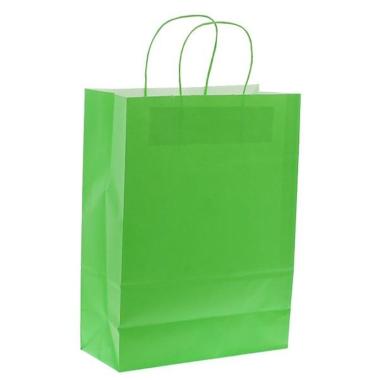 Shopper in carta h49 x l45 x p15 colore verde chiaro