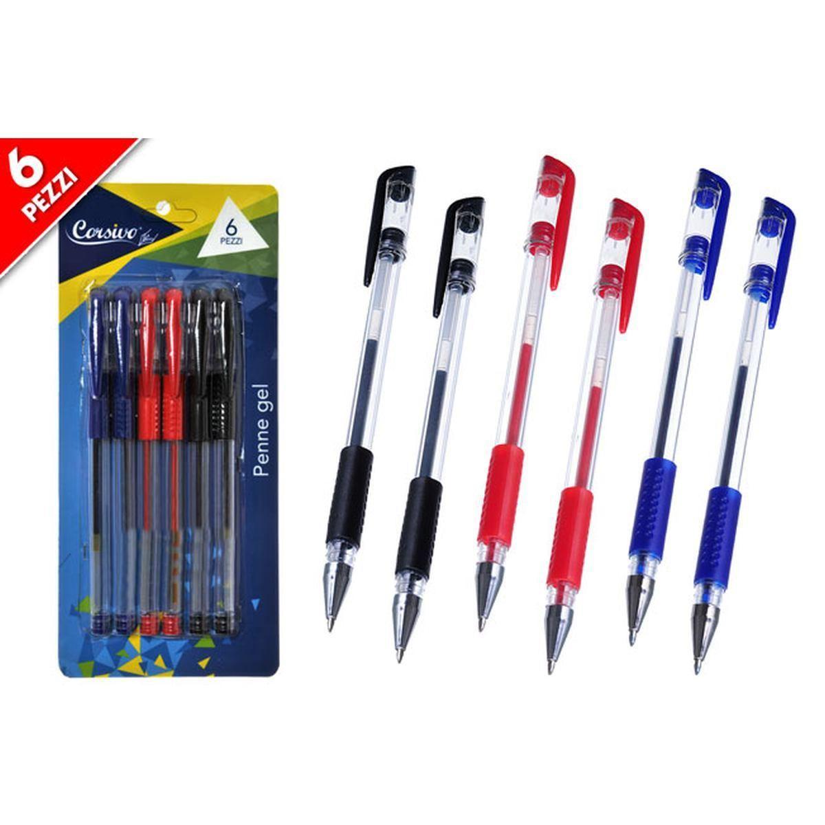Set 6 penne gel assortite