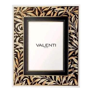 Cornice foglie oro 13x18 cm Valenti