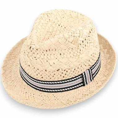 Cappello panama uomo donna con nastrino Verve