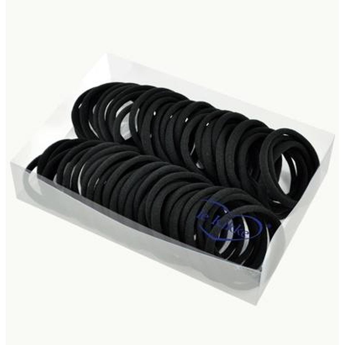 Elastico per capelli nero box 60 pezzi Le Kikke