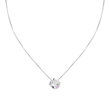 Collana Catena Veneziana Diamantata con Punto Luce mm 7 in ARGENTO 925 Galvanica Rodio