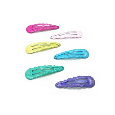 Fermaglio clic clac per capelli 5 cm tinta unita