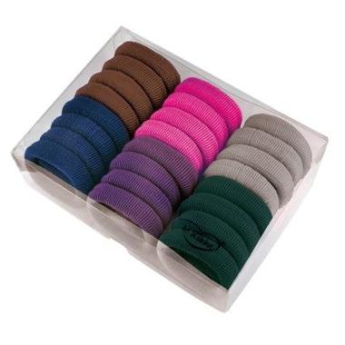 Fermacoda colori invernali in box da 24pz