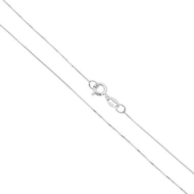 Catena Veneziana 010 sezione mm 0.6 lunghezza cm 40 in ARGENTO 925