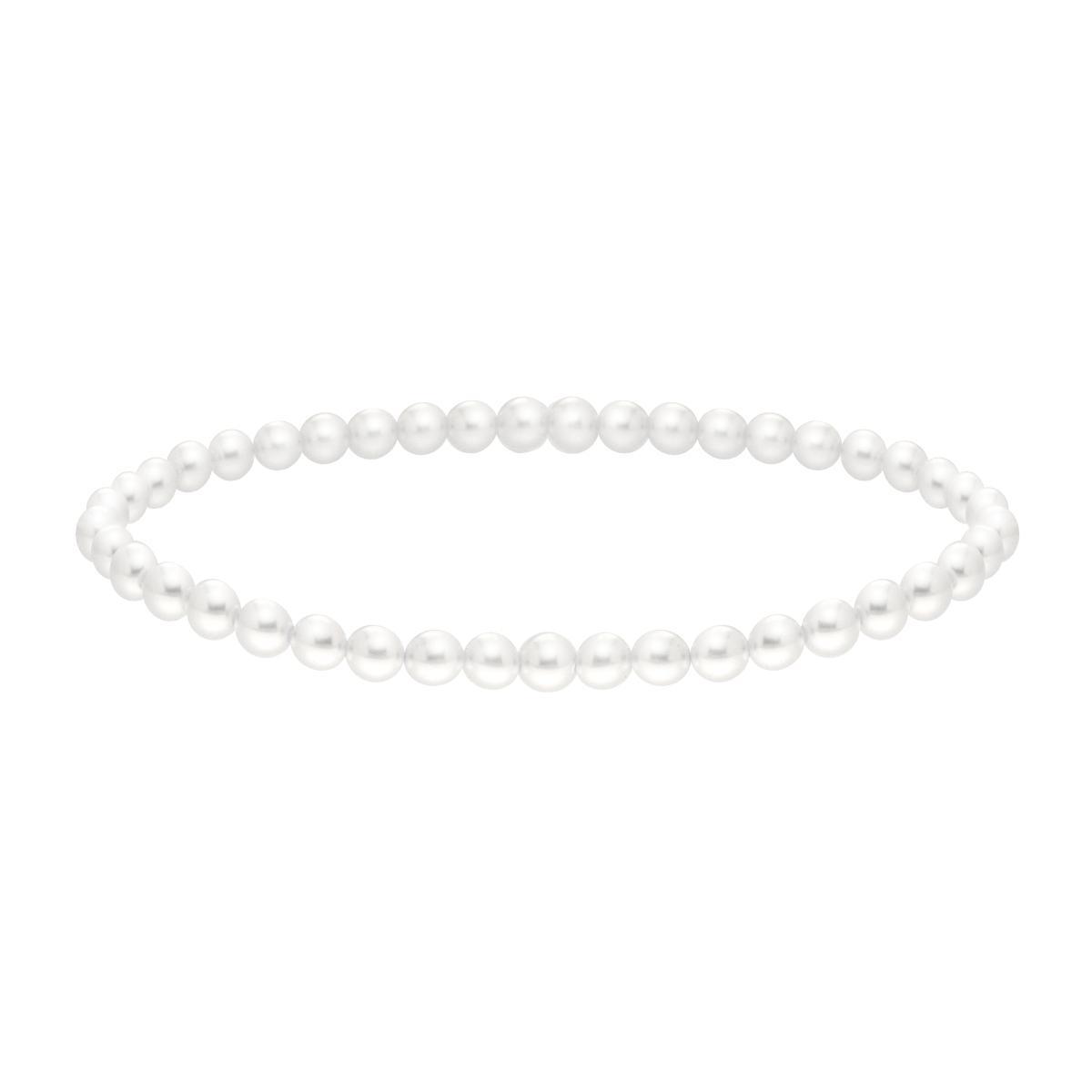 Bracciale elastico con Perle mm 4