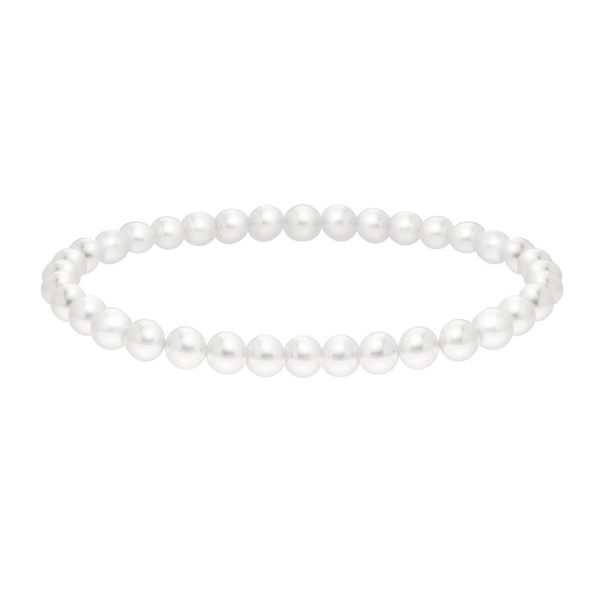 Bracciale elastico con Perle mm 6