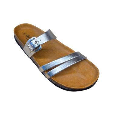 Ciabatte donna in pelle crosta Made in Italy