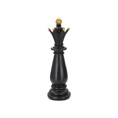 Alfiere nero e oro cm Ø 12,5x38,5