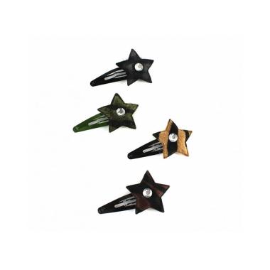Fermaglio clic clac per capelli stessa con strass tipo cavallino