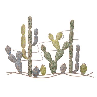 Pannello in ferro cactus -b- cm 90x2,5x64