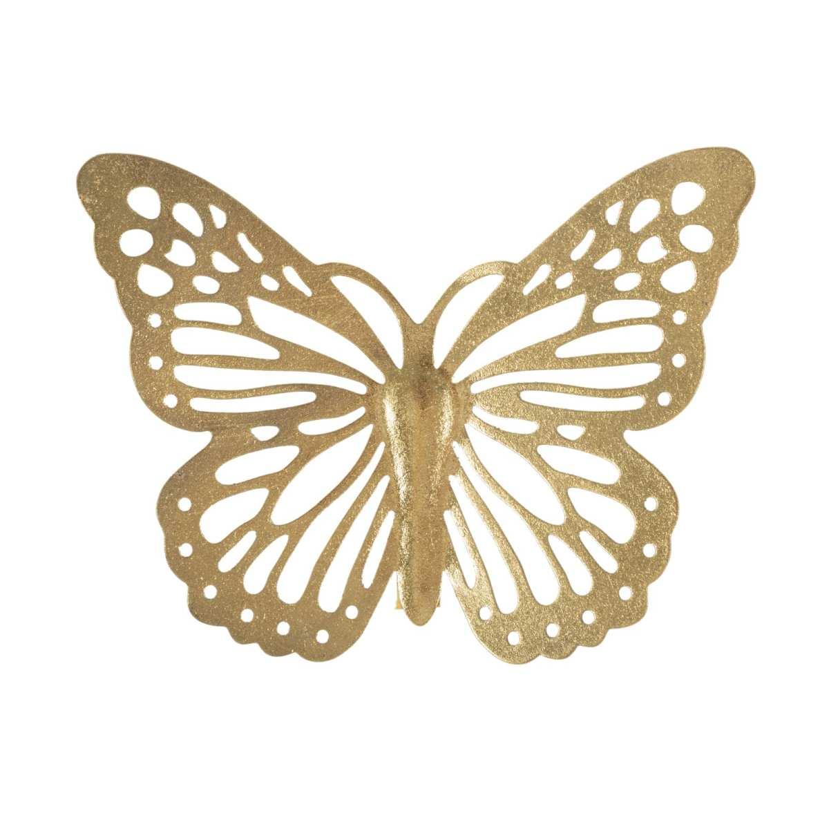 Farfalle da muro set 4 pz cm 35x2x29-25x2x19-20,5x2x16-16x2x12