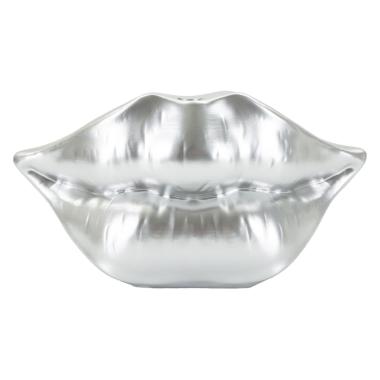 Vaso mouth lip silver cm 23x8x12 min 2