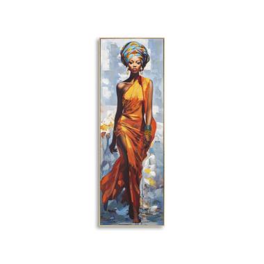 Dipinto su tela c/cornice daphne -b- cm 52x4,5x152