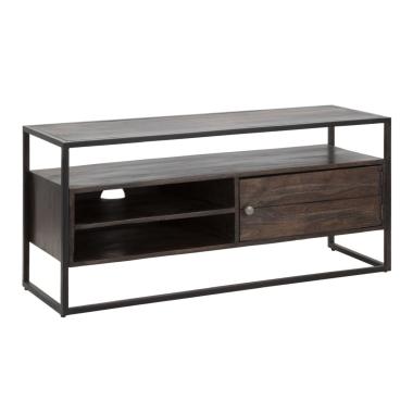 P/tv burn cm 120x40x55 (legno di acacia nilotica)