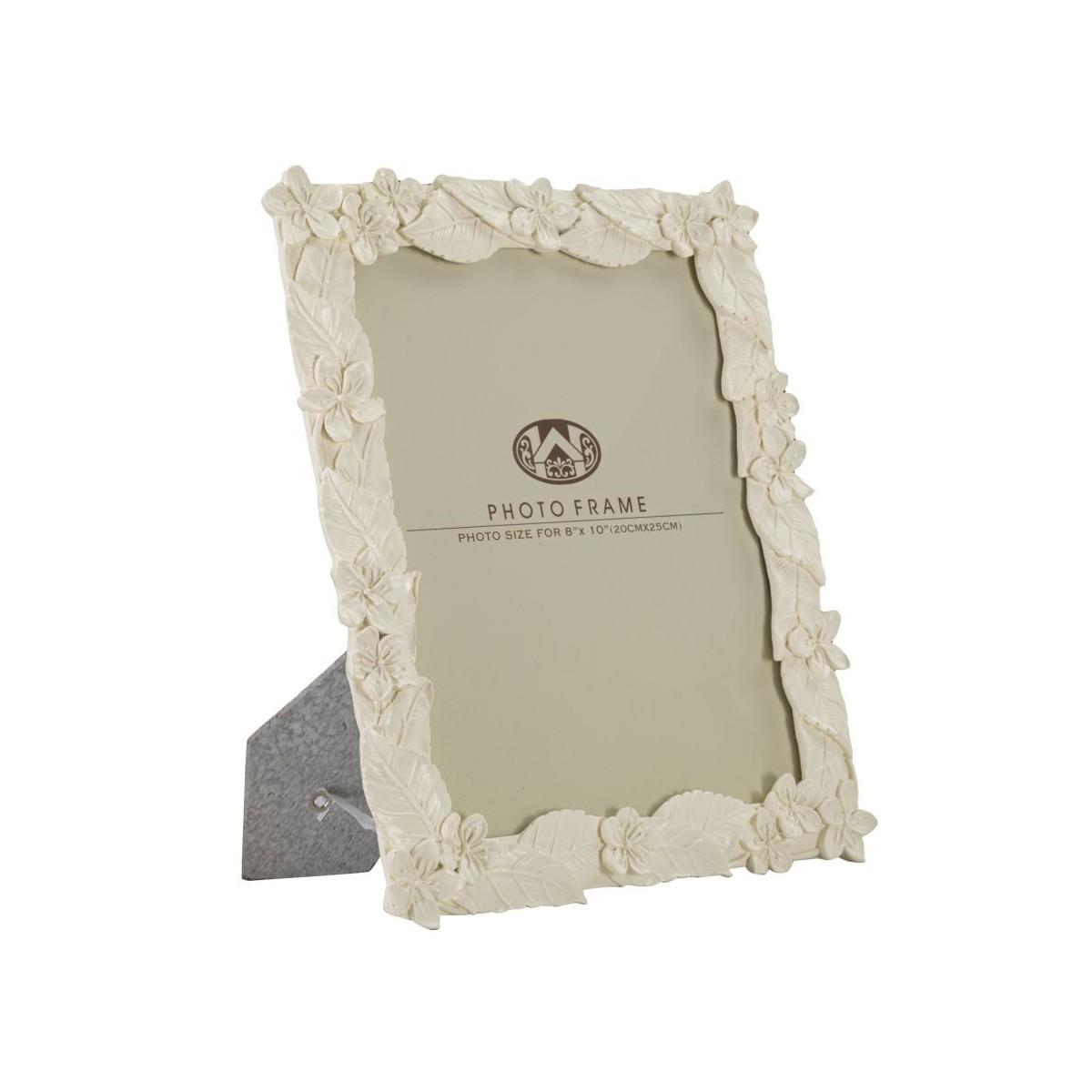 Cornice leaf cream cm 26x2x30,7 (misura interna cm 20x25) min 2