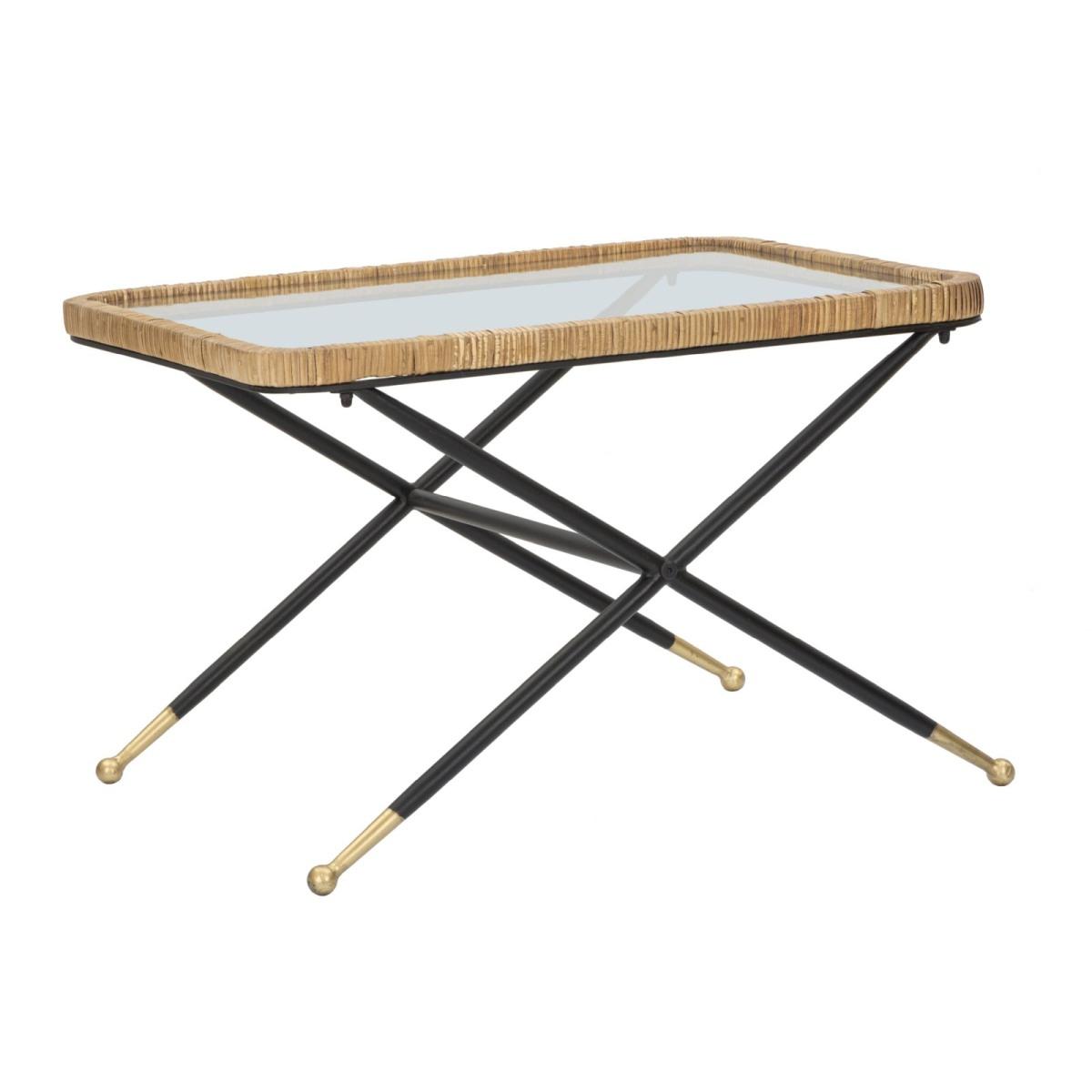 Tavolo da caffe' saint barth rett. cm 70x50x45