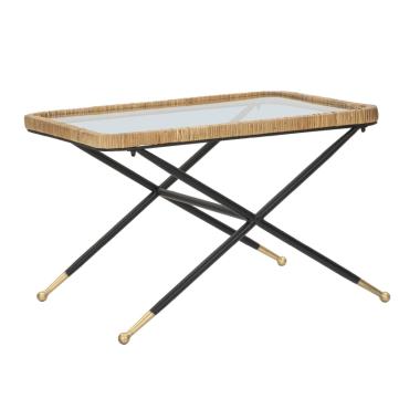 Tavolo da caffe' saint barth rett. cm 70x50x45