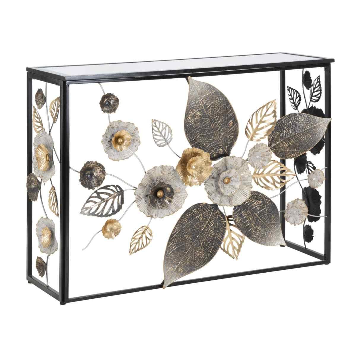 Console glam dark cm 112x42x80