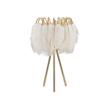 Lampada da tavolo feather stand cm Ø 40x60