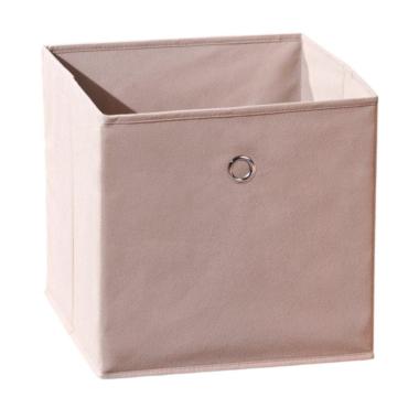 Cestino cubo beige cm 32x32x31 min 2
